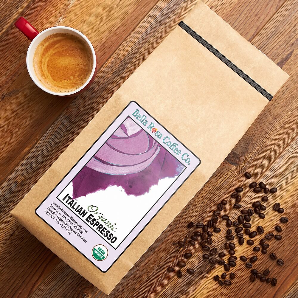 Italian Espresso - Whole Bean, Five Pound Bag image